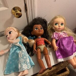 DISNEY PRINCESS DOLLS BUNDLE